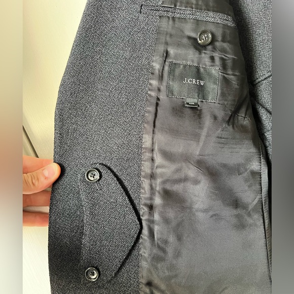 J.Crew Thornproof Abraham Moon Wool 3 Button Patch Pocket Suit - Picture 5 of 8